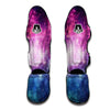 Galaxy Purple Stardust Space Print Muay Thai Shin Guards-grizzshop