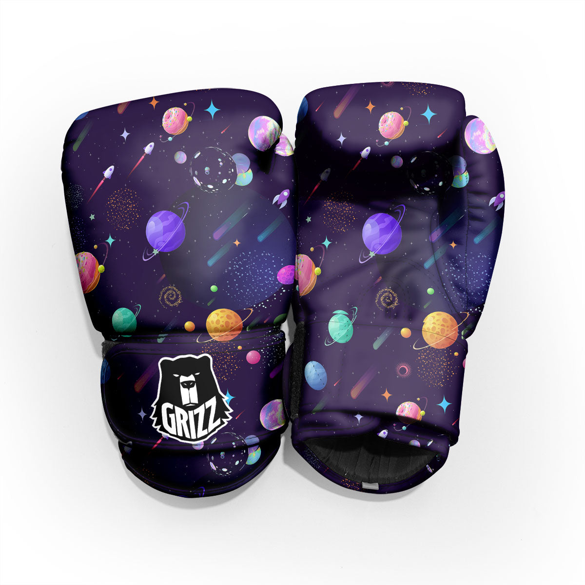 Galaxy Space Abstract Cartoon Print Pro Boxing Glove