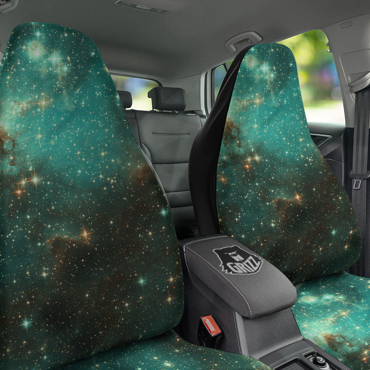 Galaxy Space Abstract Cloud Nebula Print Car Seat Covers-grizzshop