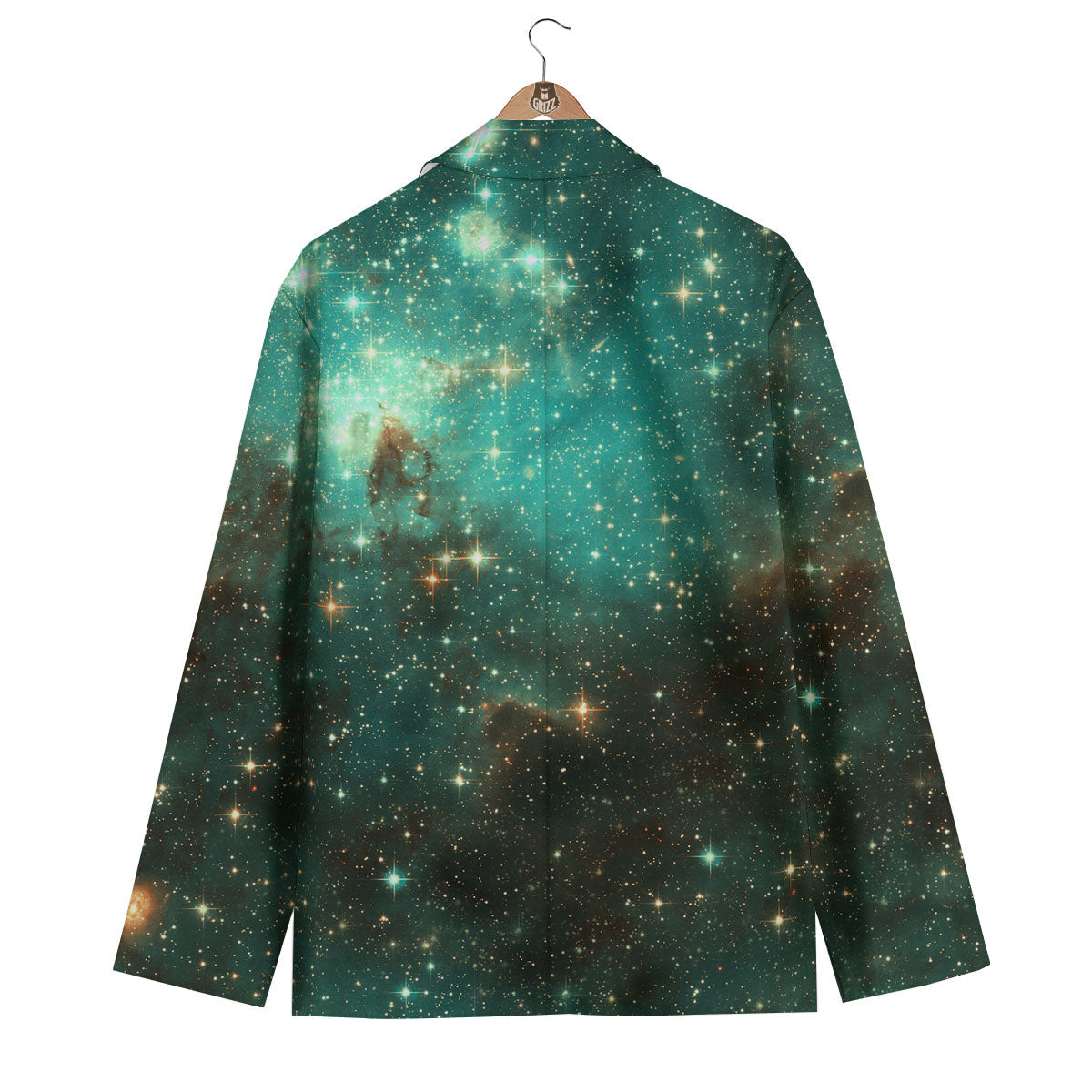 Galaxy Space Abstract Cloud Nebula Print Men's Blazer-grizzshop