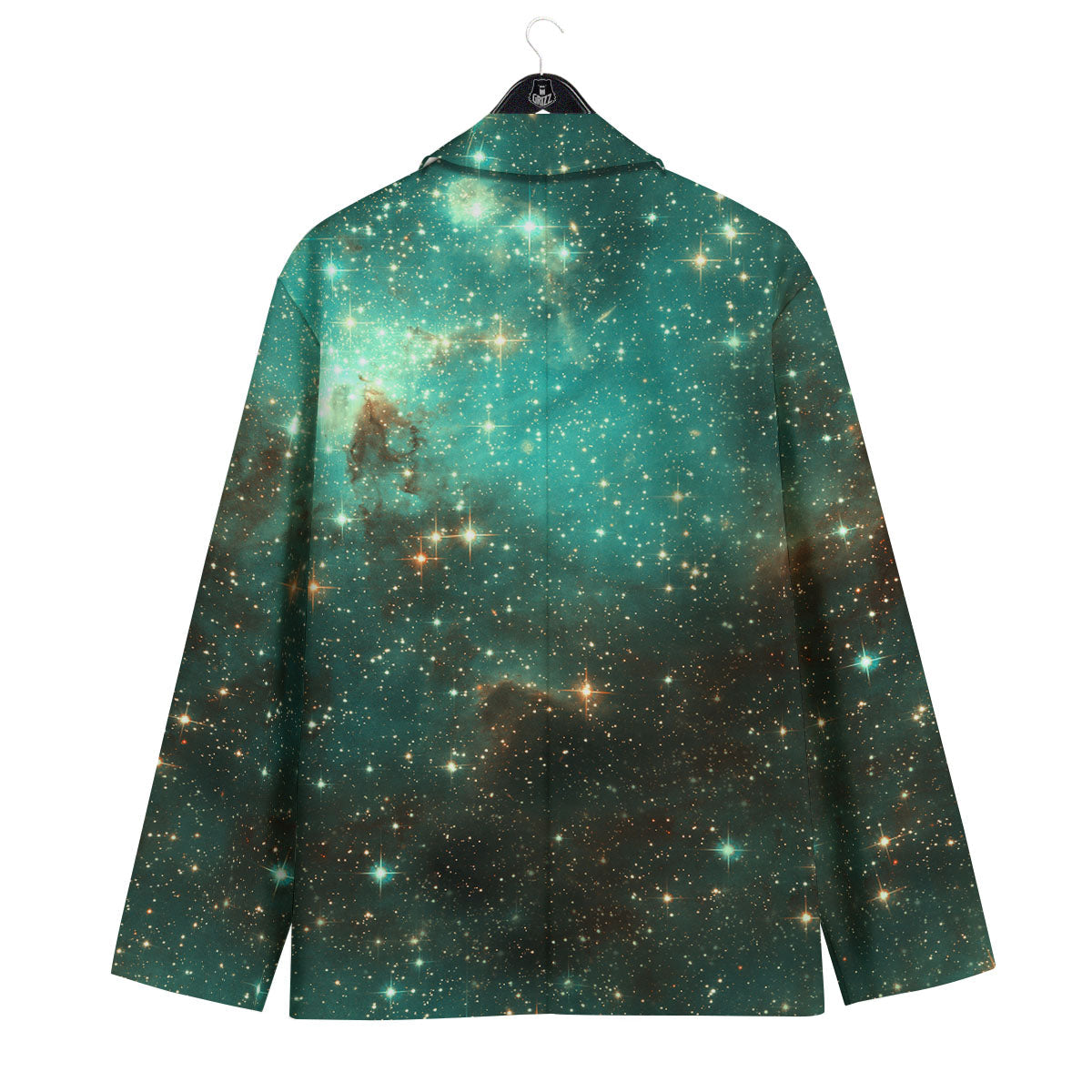 Galaxy Space Abstract Cloud Nebula Print Men's Sport Coat-grizzshop