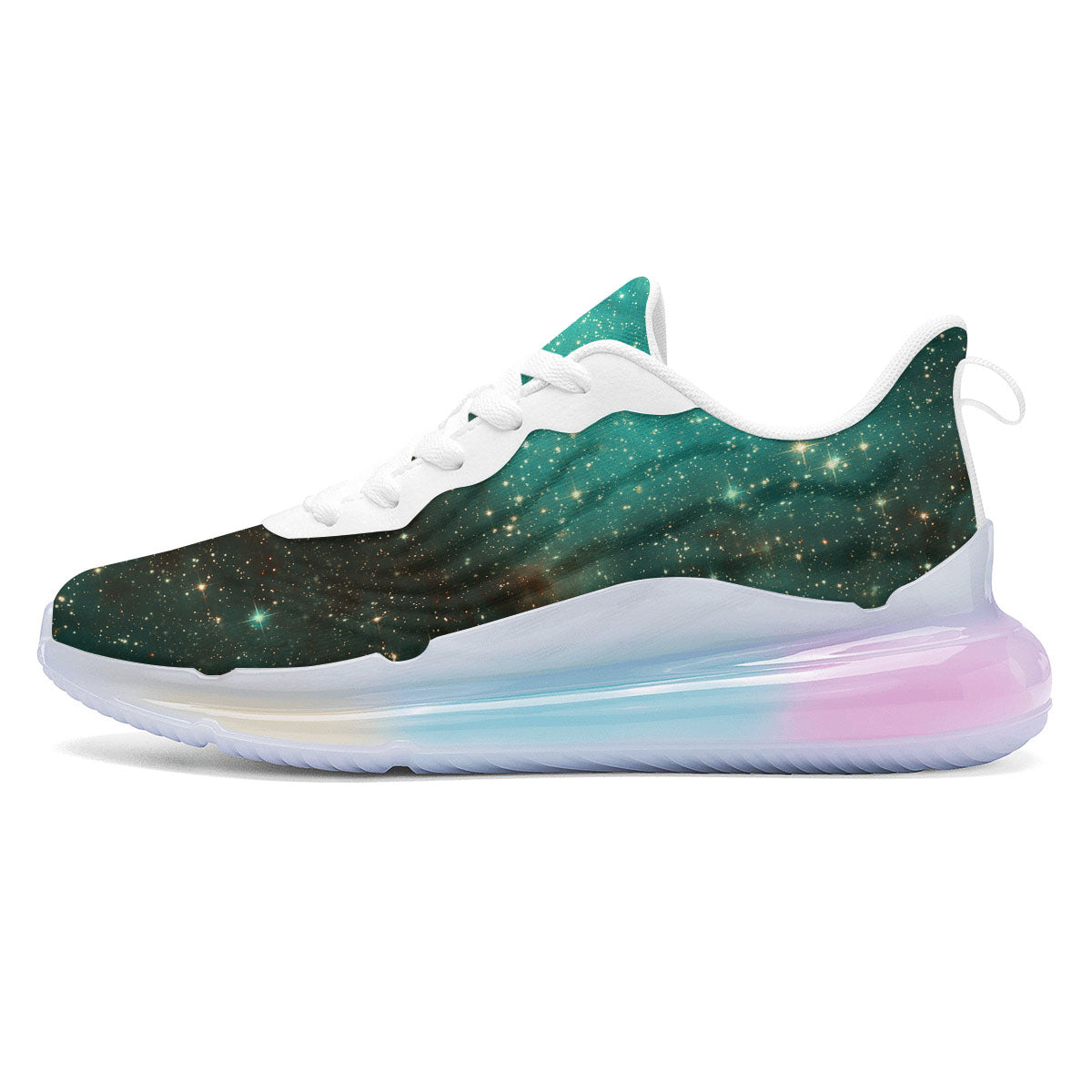 Galaxy Space Abstract Cloud Nebula Print Running Sneakers-grizzshop