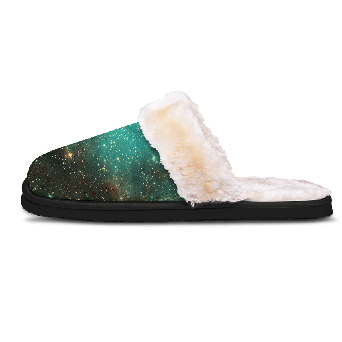 Galaxy Space Abstract Cloud Nebula Print Slippers-grizzshop