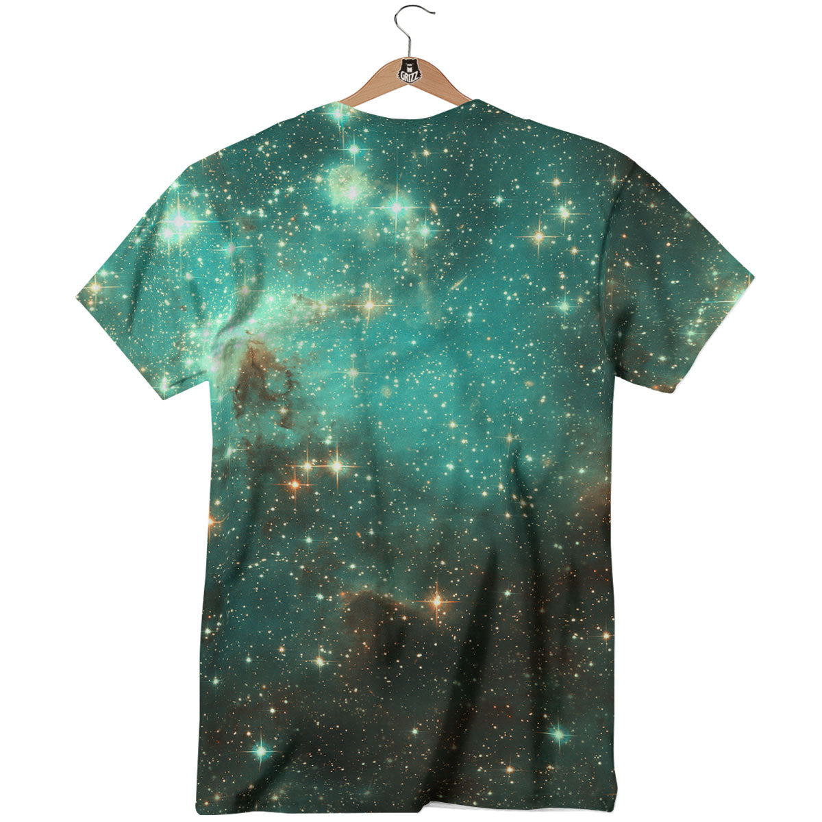Galaxy Space Abstract Cloud Nebula Print T-Shirt-grizzshop