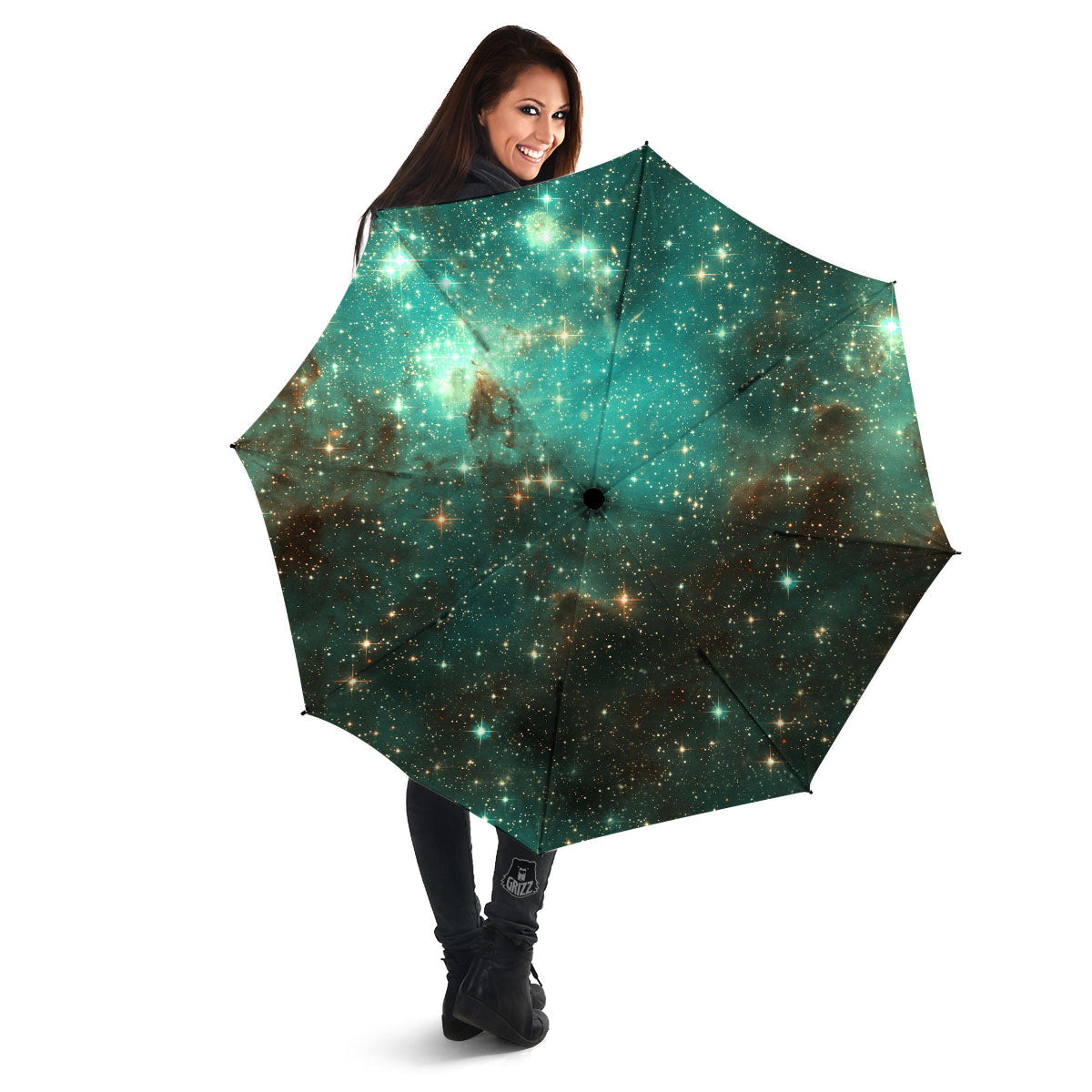 Galaxy Space Abstract Cloud Nebula Print Umbrella-grizzshop
