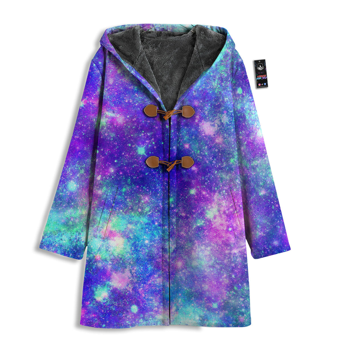 Galaxy Space Abstract Colorful Print Men's Windbreaker Jacket-grizzshop