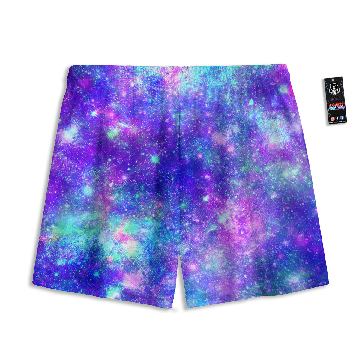 Golf Grass Print Mesh Shorts