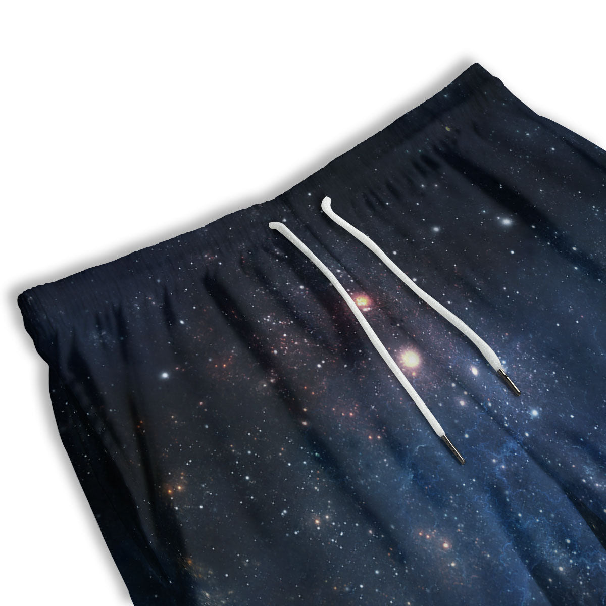 Galaxy Space Abstract Dark Print Men's Athletic Shorts