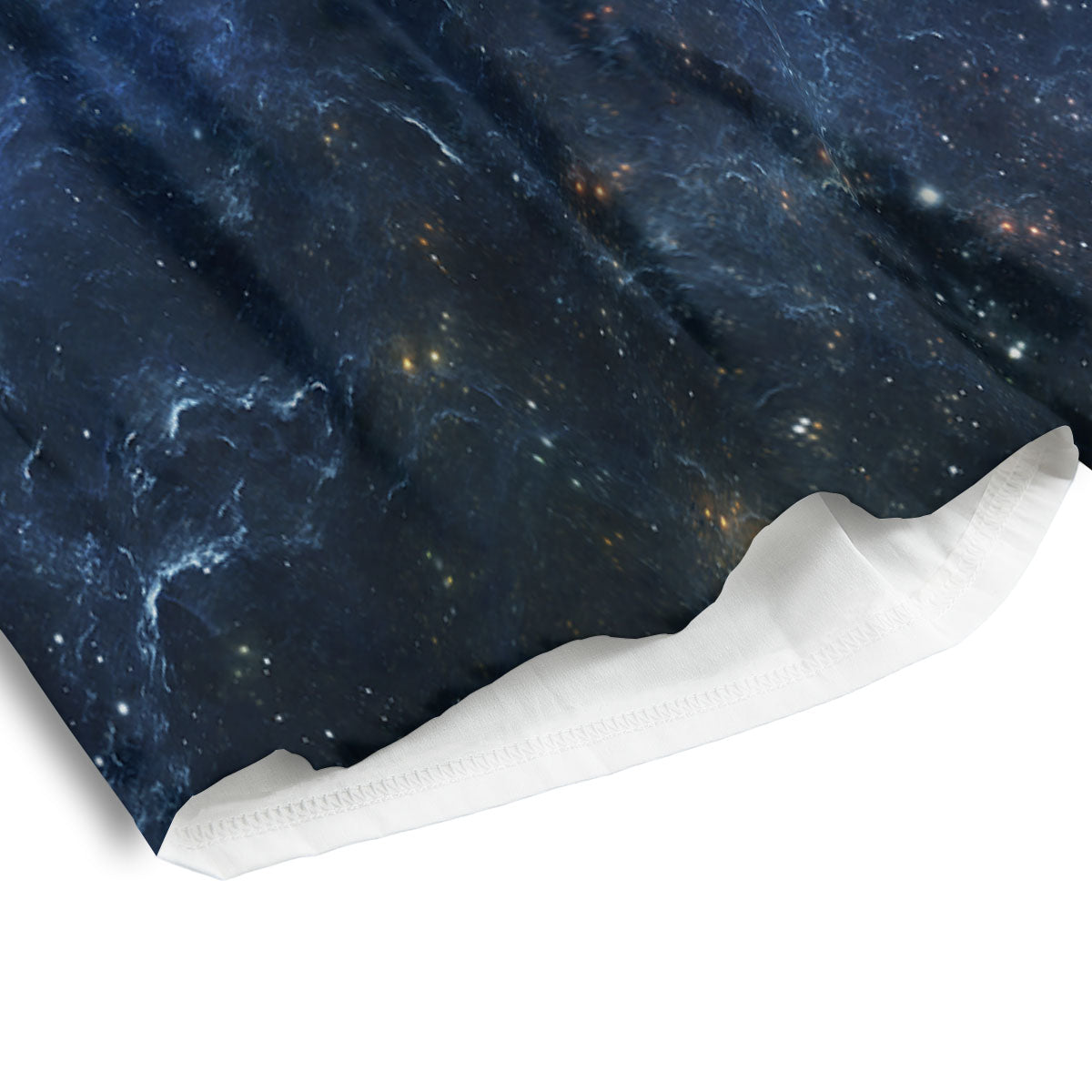 Galaxy Space Abstract Dark Print Men's Athletic Shorts