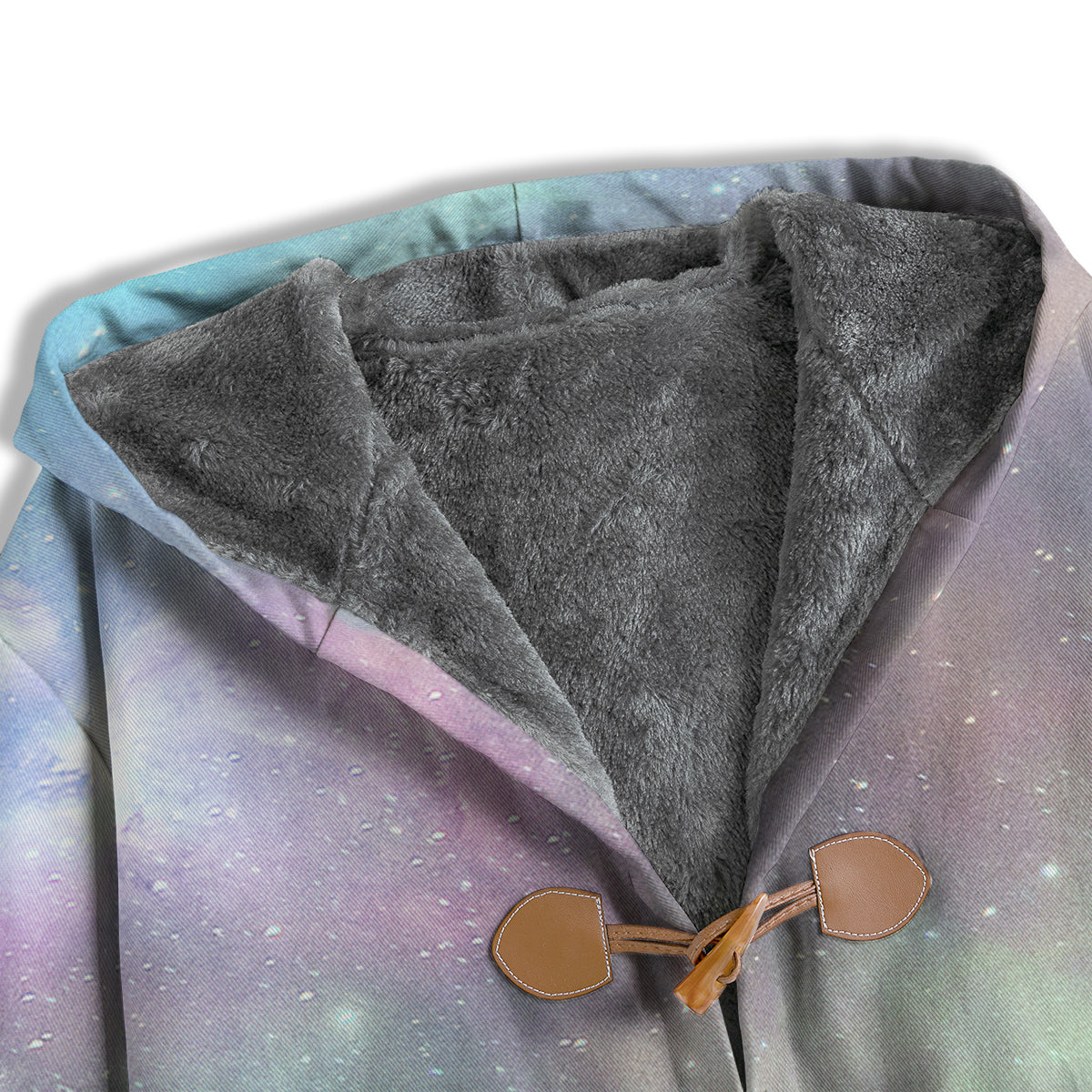 Galaxy Space Colorful Nebula Print Men's Windbreaker Jacket-grizzshop