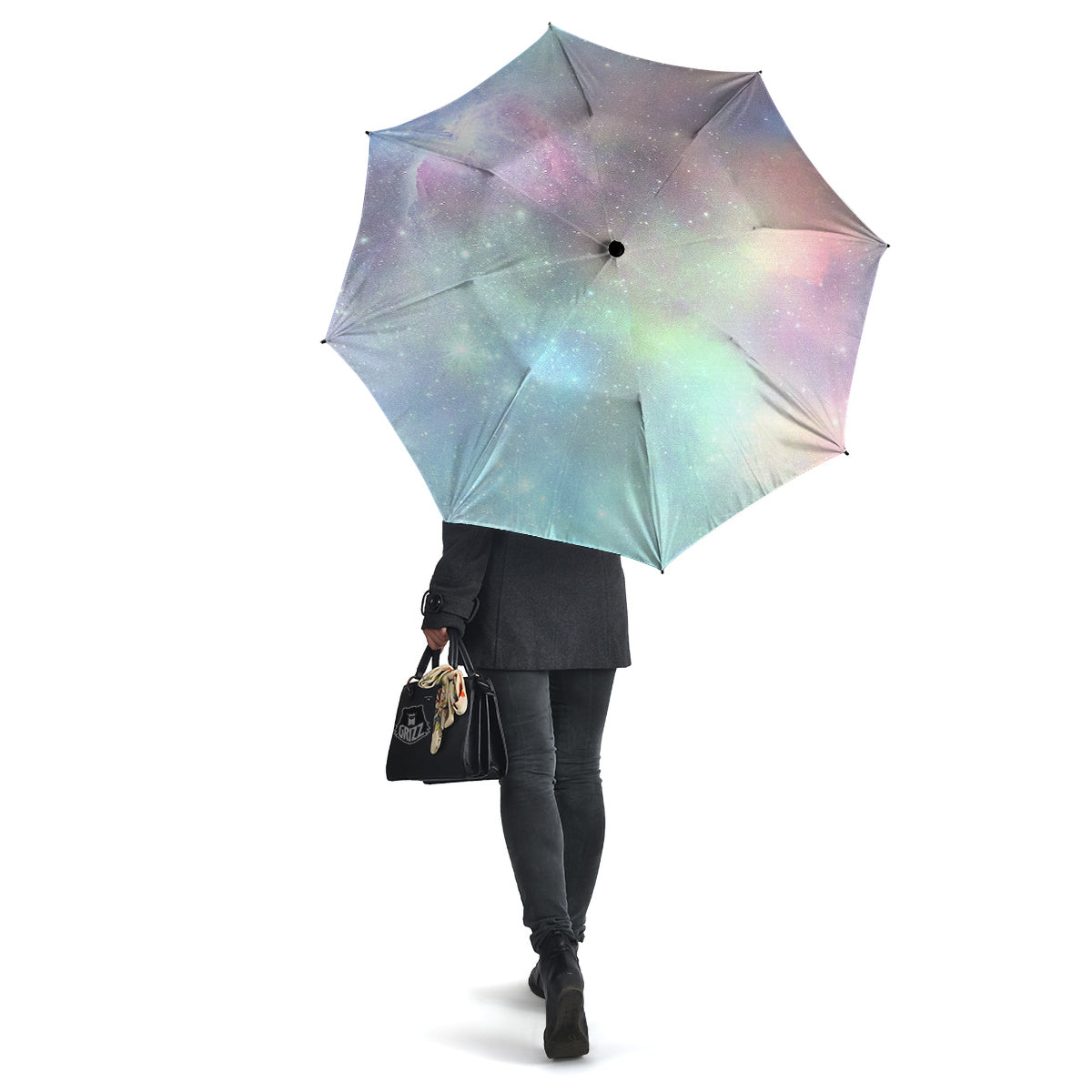 Galaxy Space Colorful Nebula Print Umbrella-grizzshop