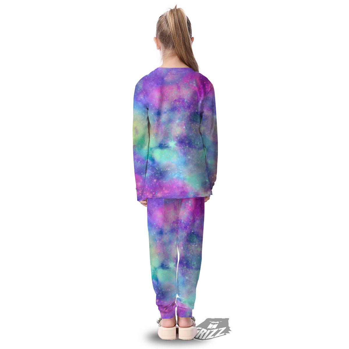 Galaxy Space Colorful Universe Print Kid's Pajamas-grizzshop