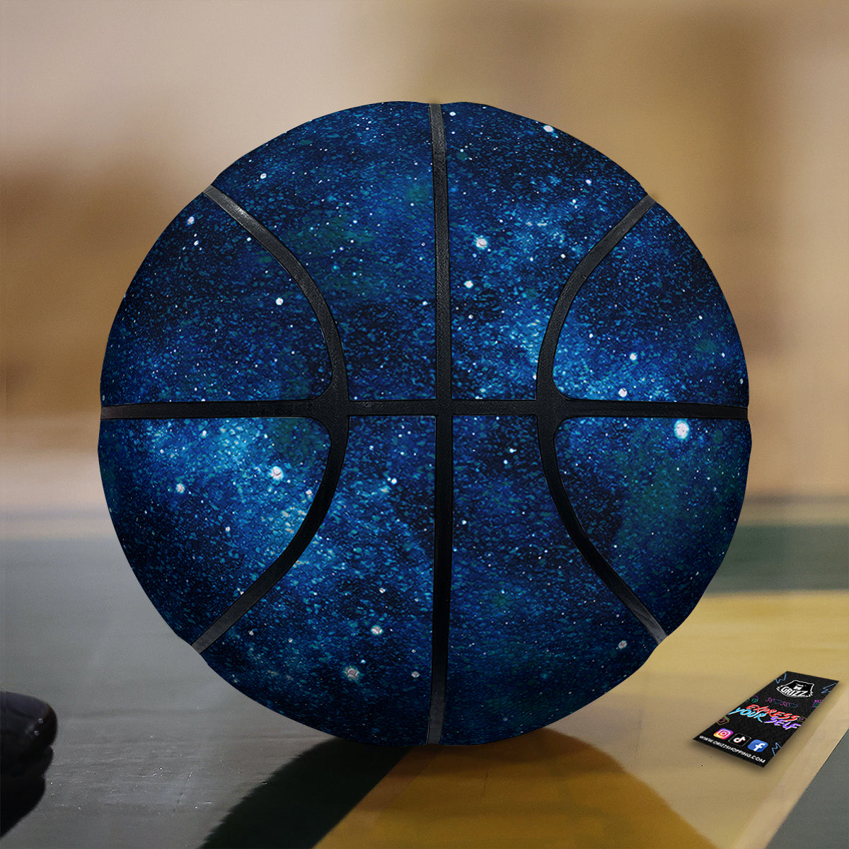 Halloween Chevron Orange Print Pattern Basketball