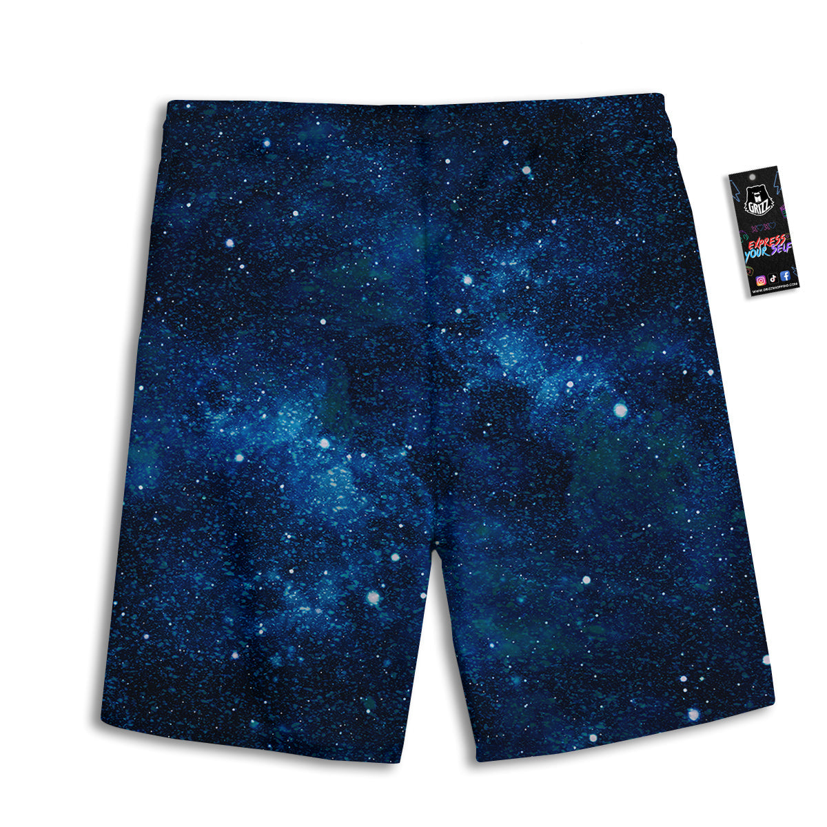 Halloween Chevron Orange Print Pattern Men's Athletic Shorts