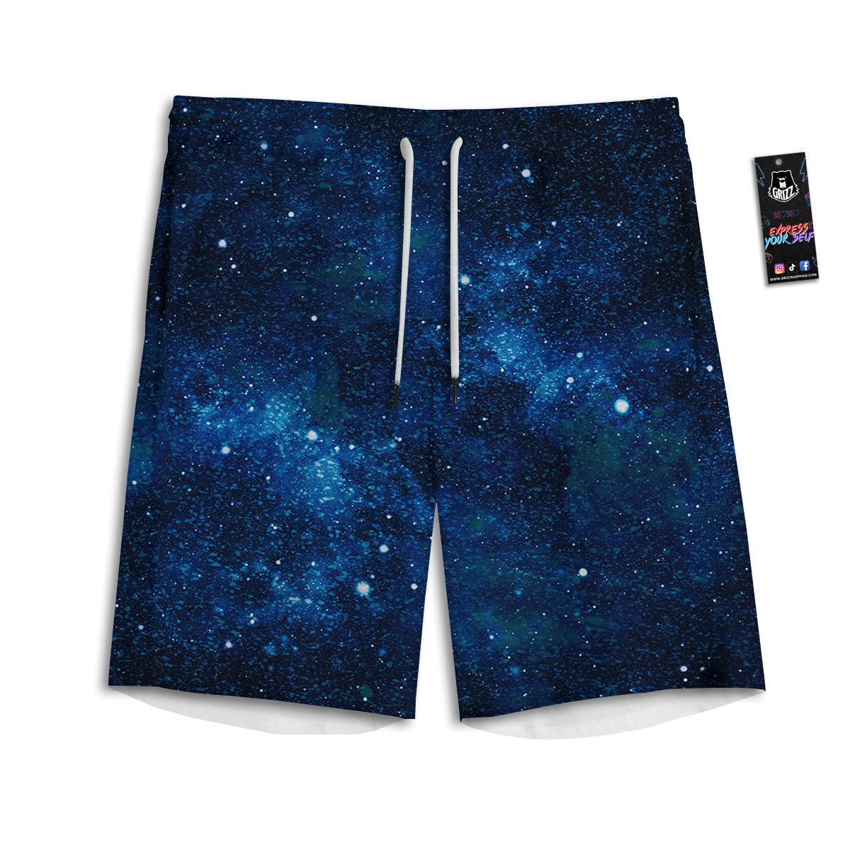 Halloween Chevron Orange Print Pattern Men's Athletic Shorts