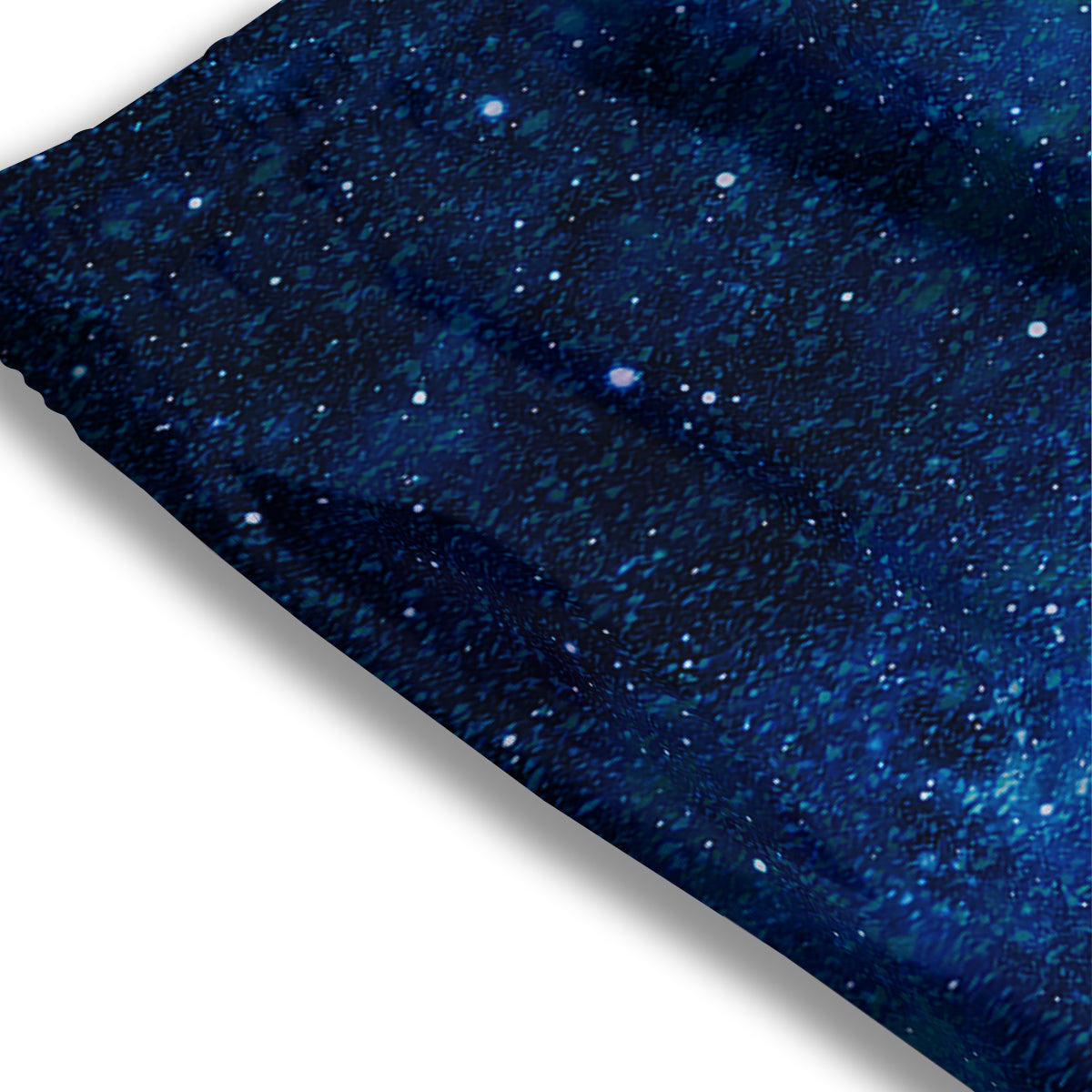 Galaxy Space Dark Blue Print Mesh Shorts