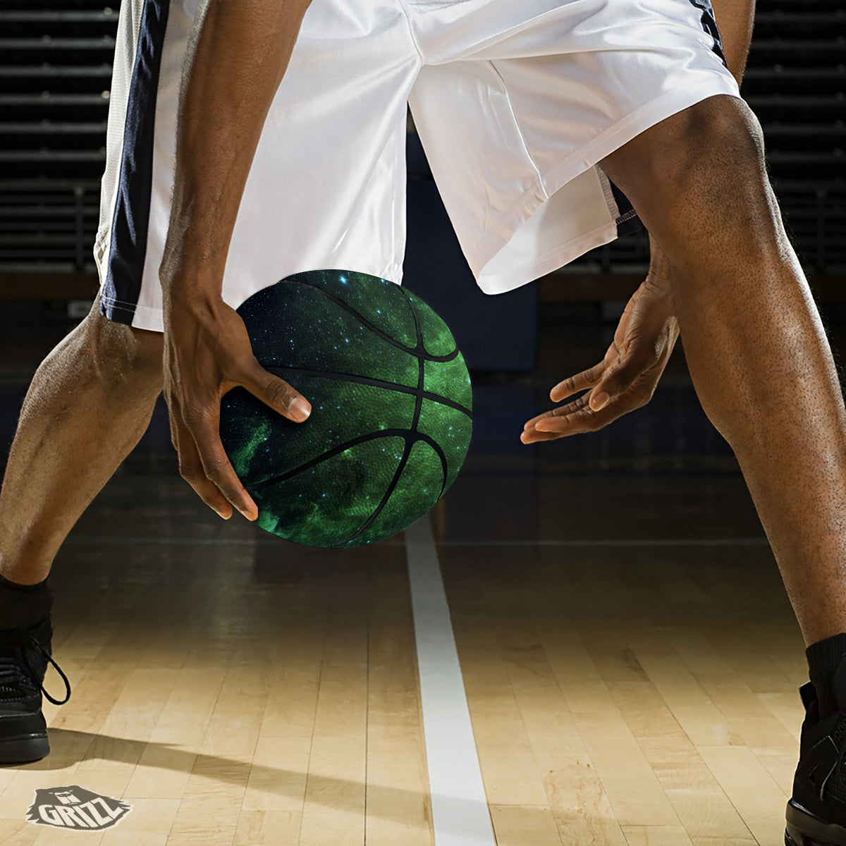 Halloween Ghost Little Print Pattern Basketball