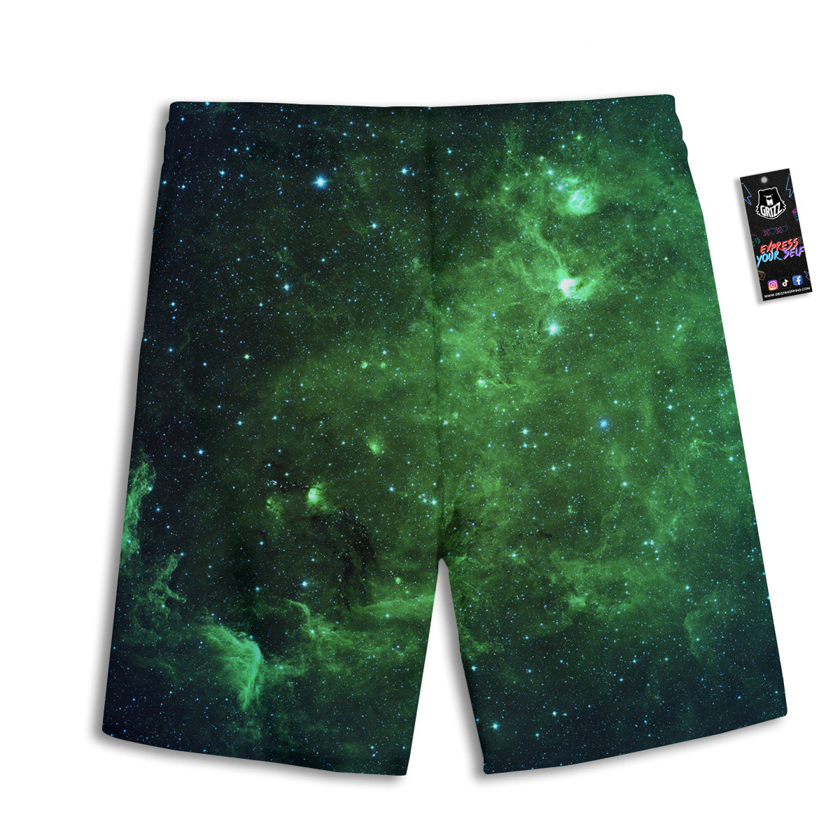 Halloween Ghost Little Print Pattern Men's Athletic Shorts