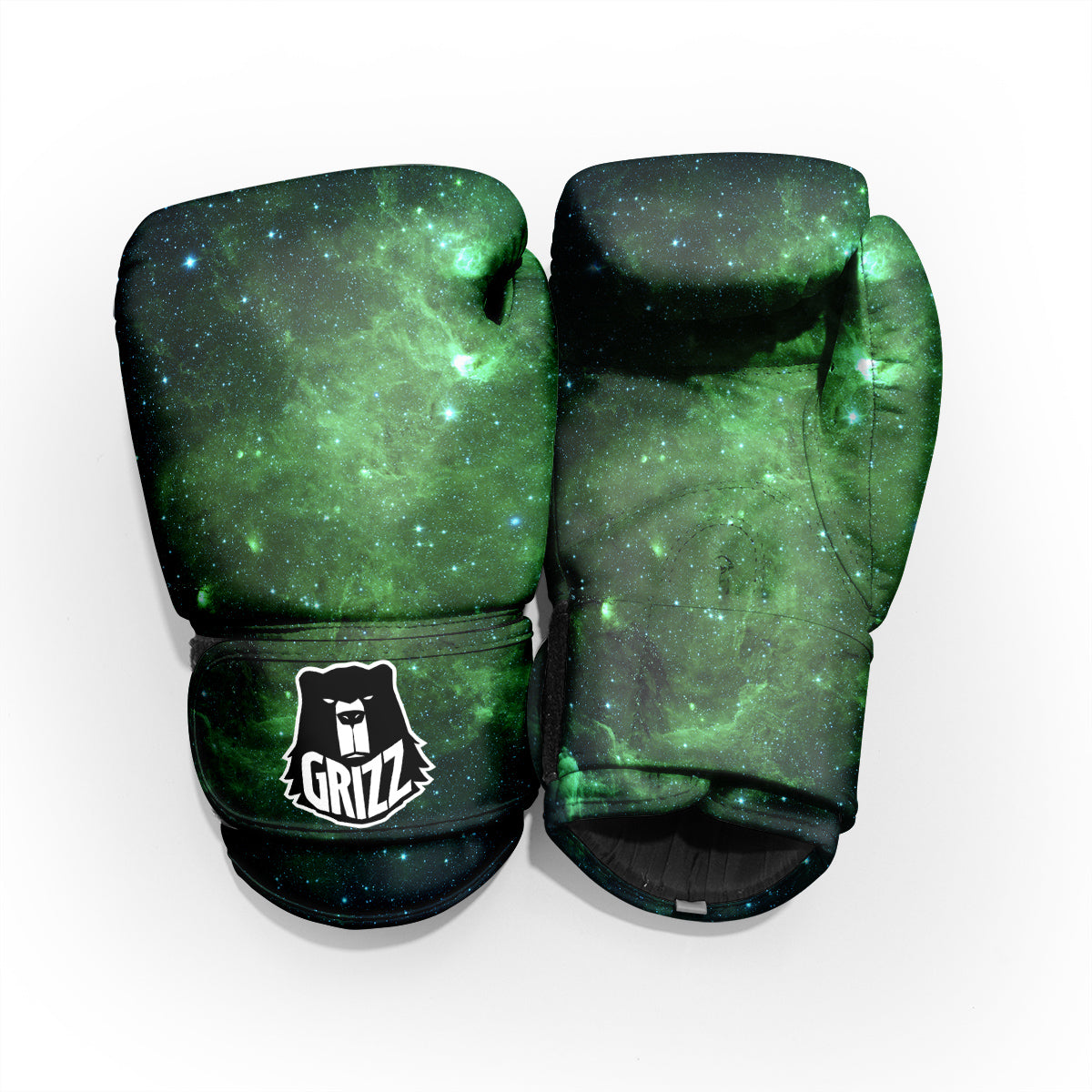 Galaxy Space Dark Green Print Pro Boxing Glove