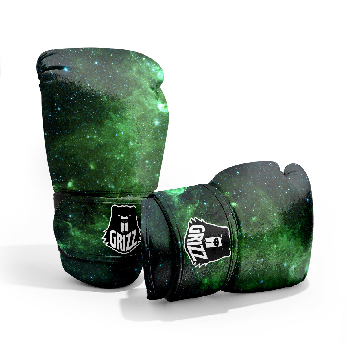 Galaxy Space Dark Green Print Pro Boxing Glove