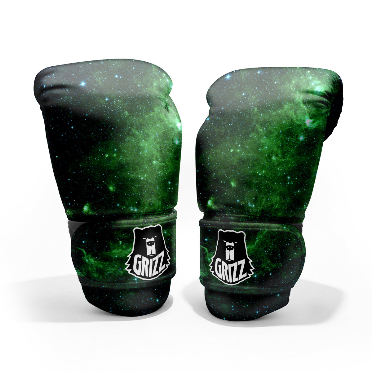 Galaxy Space Dark Green Print Pro Boxing Glove