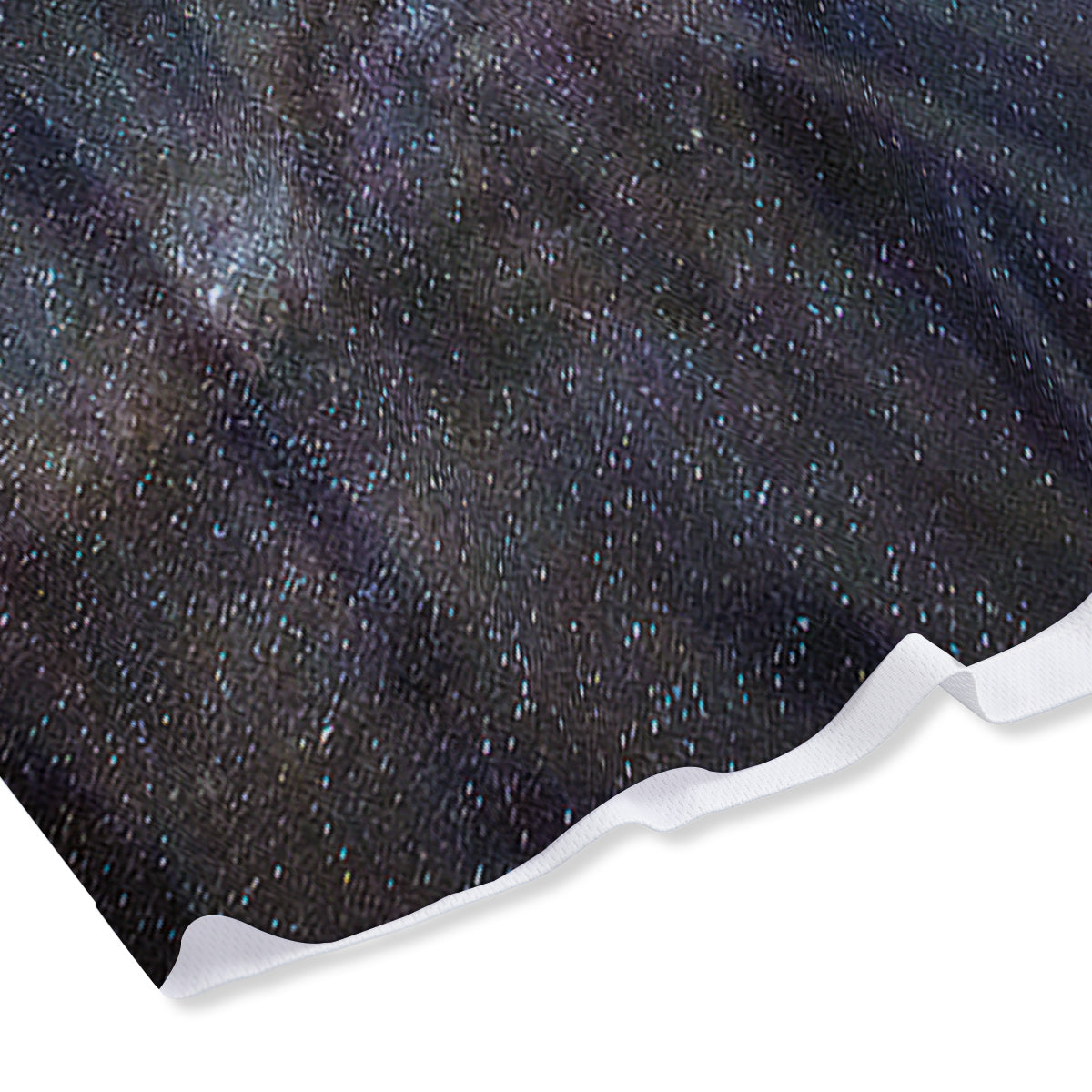 Galaxy Space Dark Milky Way Print Mesh Shorts