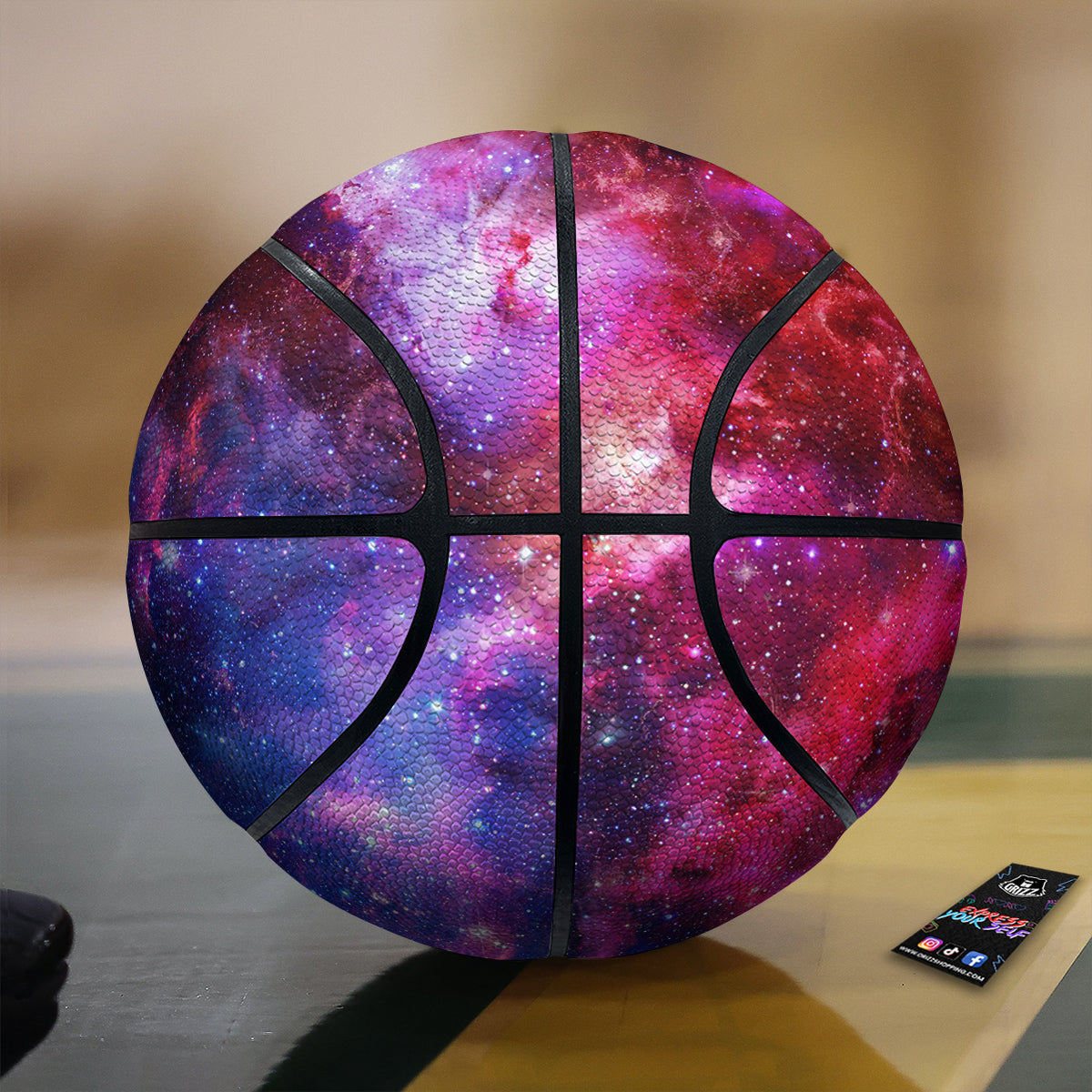Halloween Pumpkin Print Pattern Basketball