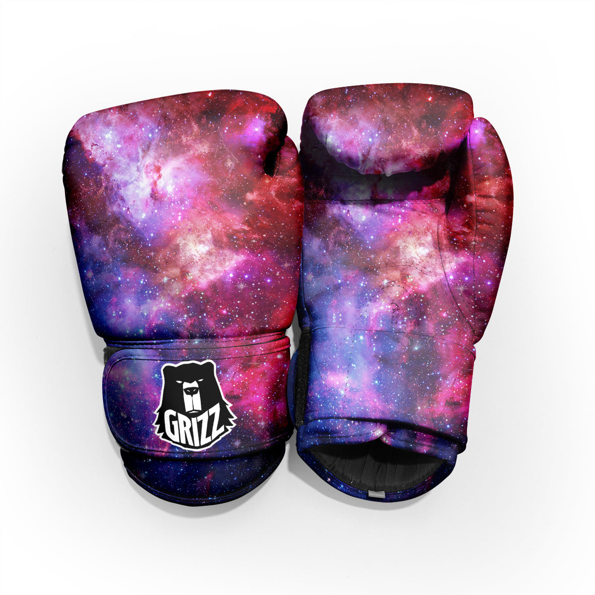 Galaxy Space Dark Purple Cosmos Print Pro Boxing Glove