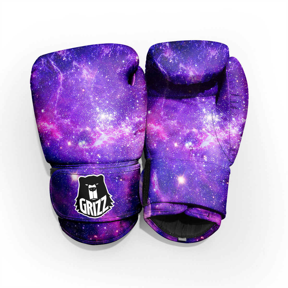 Galaxy Space Dark Purple Universe Print Pro Boxing Glove
