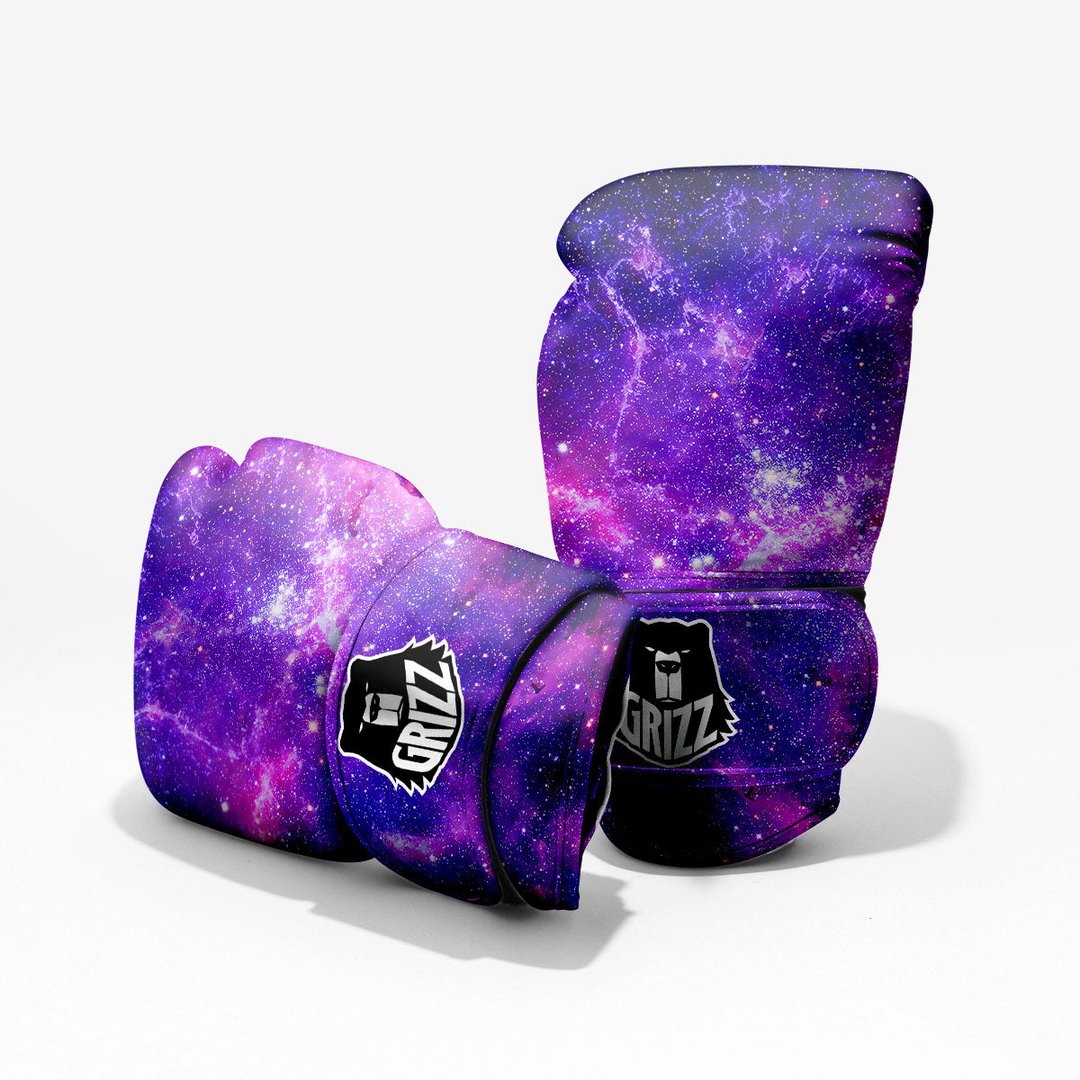 Galaxy Space Dark Purple Universe Print Pro Boxing Glove