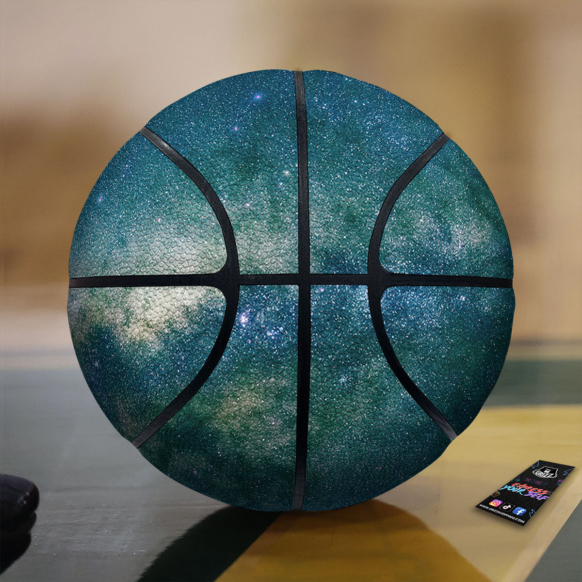 Hamburger Plaid Print Pattern Basketball