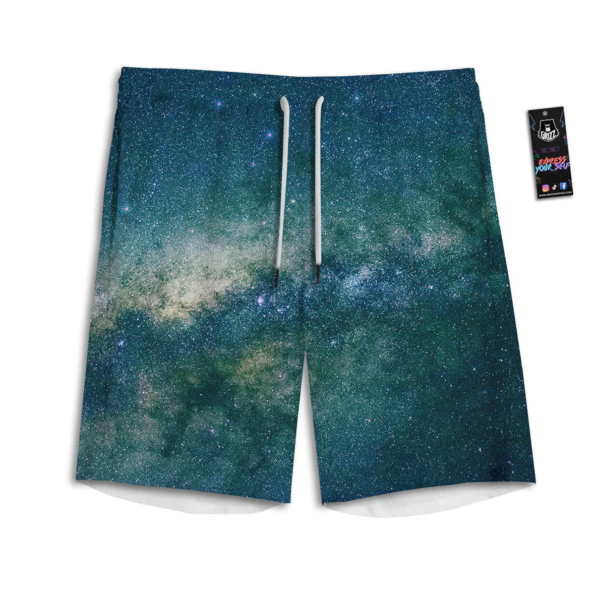 Hamburger Plaid Print Pattern Men's Athletic Shorts