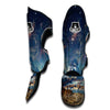 Galaxy Space Earth Print Muay Thai Shin Guards-grizzshop