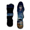 Galaxy Space Earth Print Muay Thai Shin Guards-grizzshop