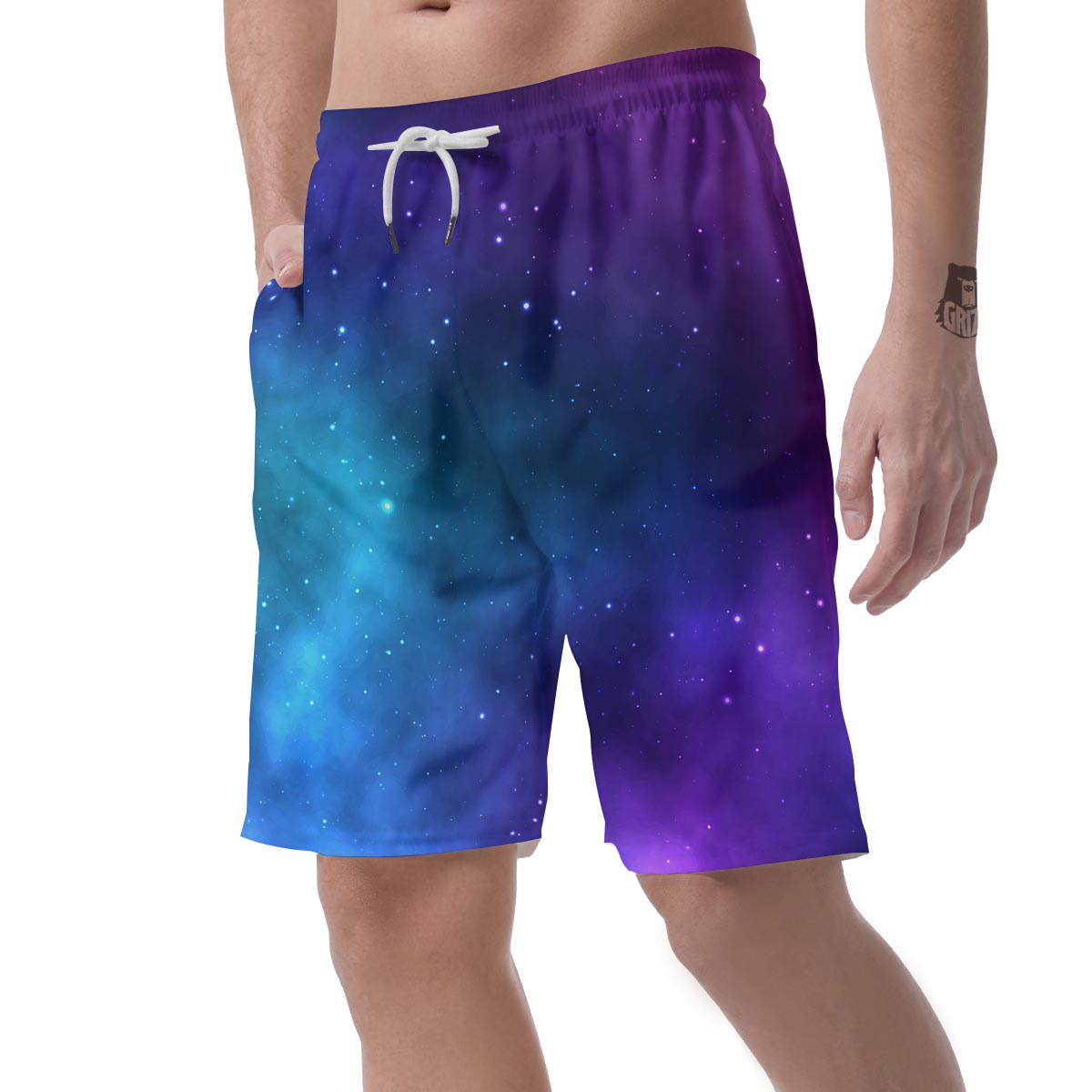 Galaxy Space Men's Shorts-grizzshop