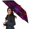 Galaxy Space Purple Dark Print Umbrella-grizzshop