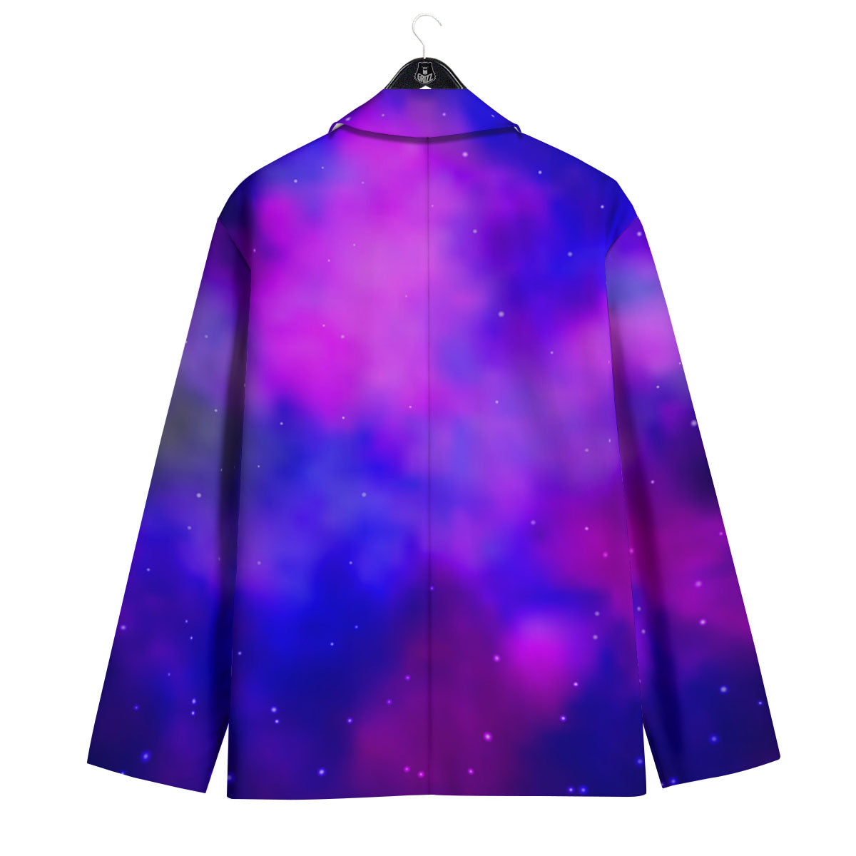 Galaxy Space Purple Nebula Cloud Print Men's Sport Coat-grizzshop
