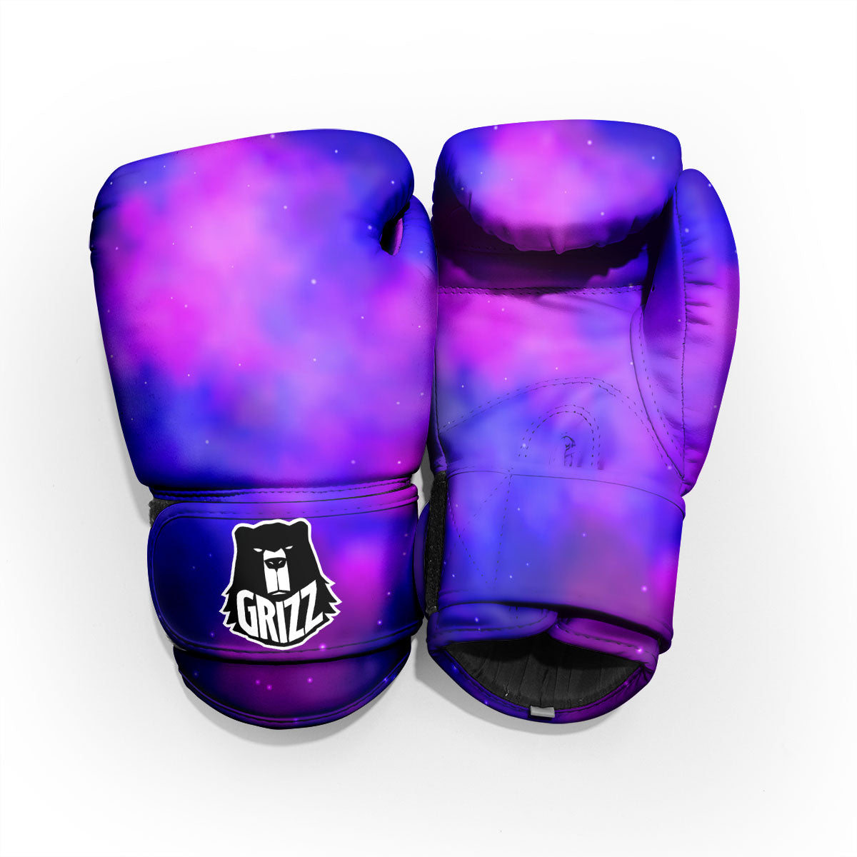 Galaxy Space Purple Nebula Cloud Print Pro Boxing Glove