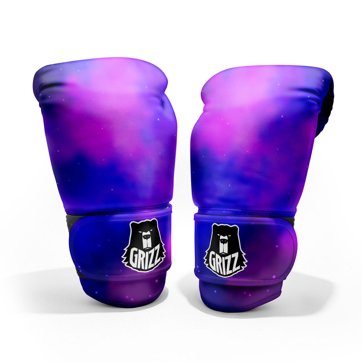 Galaxy Space Purple Nebula Cloud Print Pro Boxing Glove