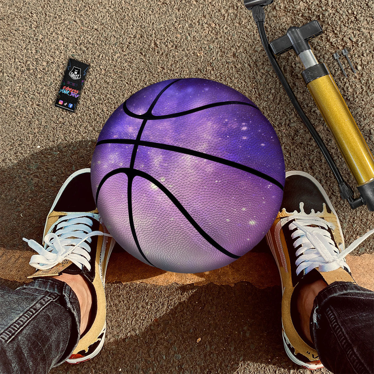 French Bulldog Puppy Watercolor Print Basketball