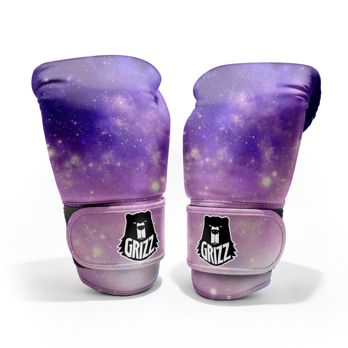 Galaxy Space Purple Stardust Cloud Print Pro Boxing Glove