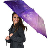 Galaxy Space Purple Stardust Cloud Print Umbrella-grizzshop