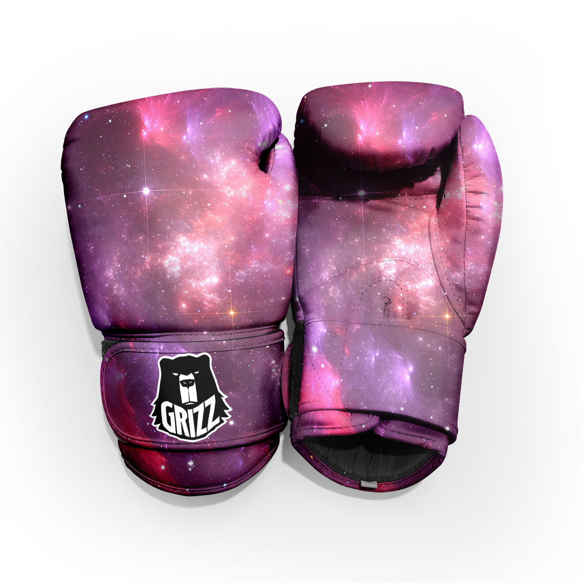 Galaxy Space Purple Starfield Print Pro Boxing Glove