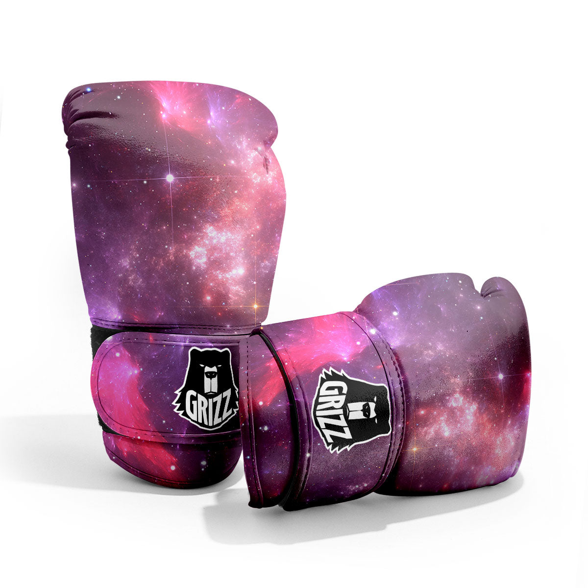 Galaxy Space Purple Starfield Print Pro Boxing Glove