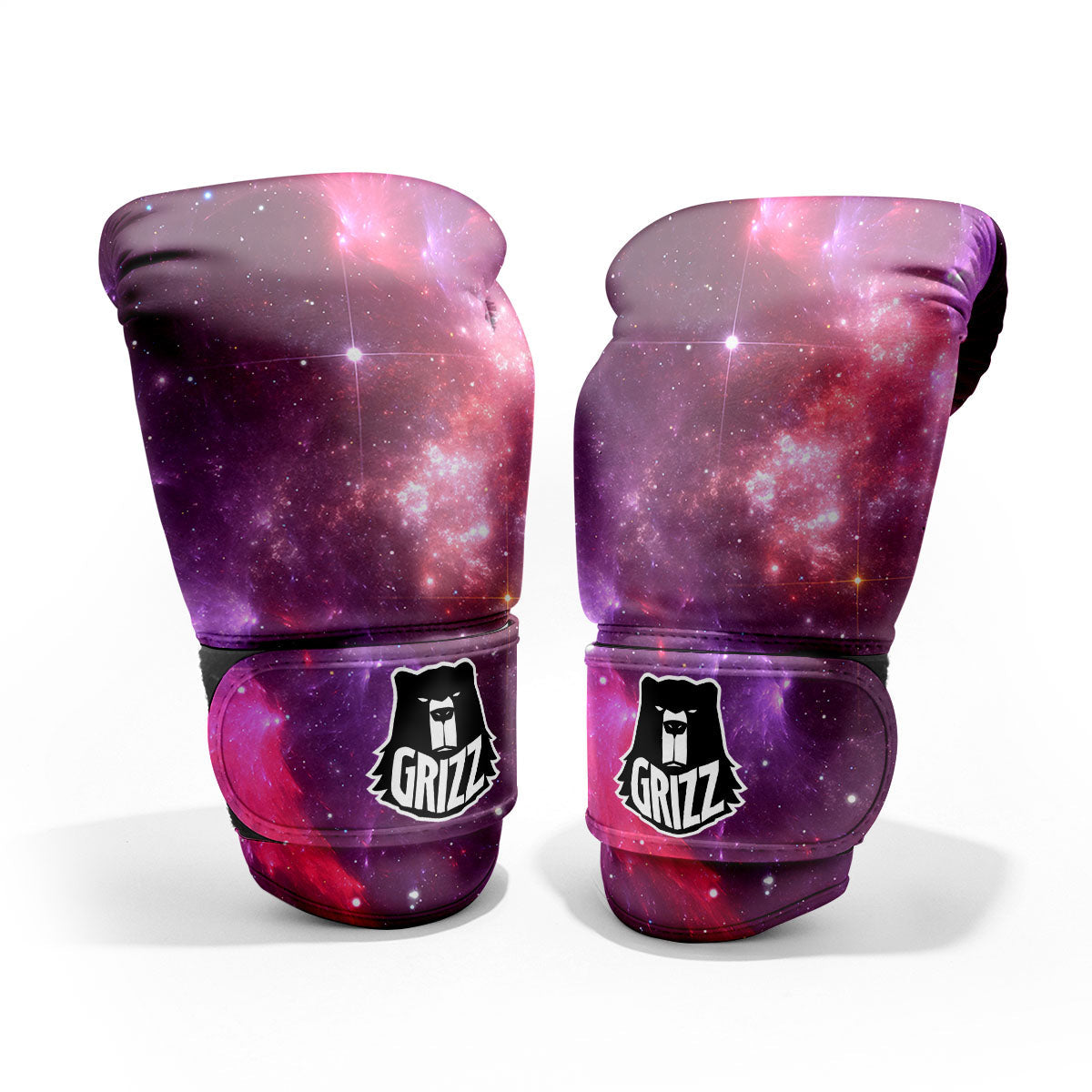 Galaxy Space Purple Starfield Print Pro Boxing Glove