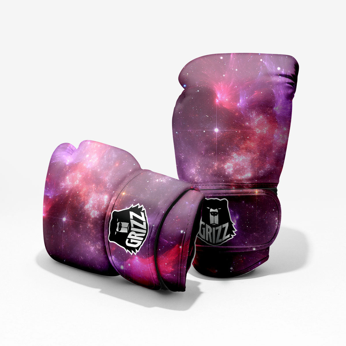 Galaxy Space Purple Starfield Print Pro Boxing Glove