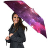 Galaxy Space Purple Starfield Print Umbrella-grizzshop