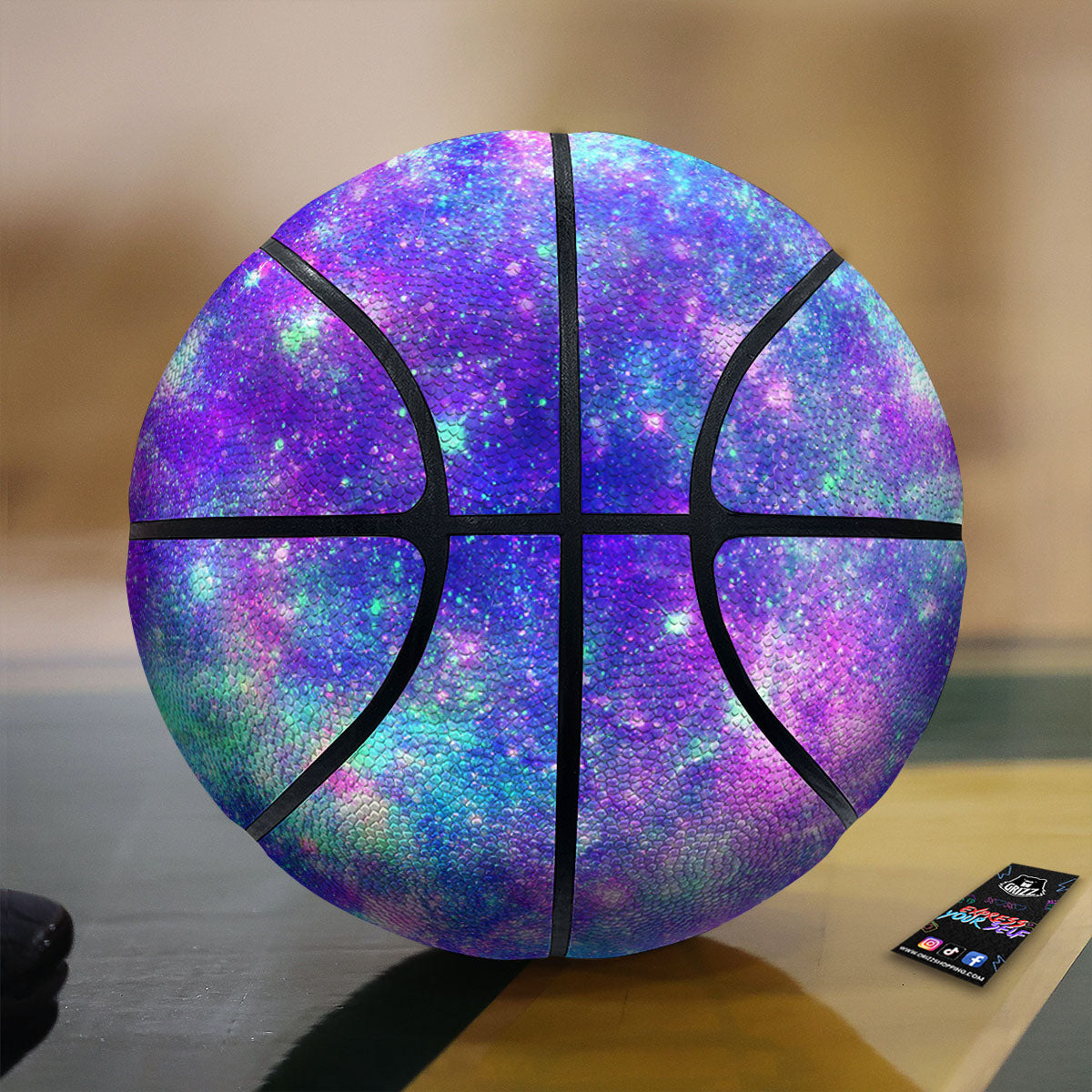 Fruit Apricot Watercolor Print Pattern Basketball