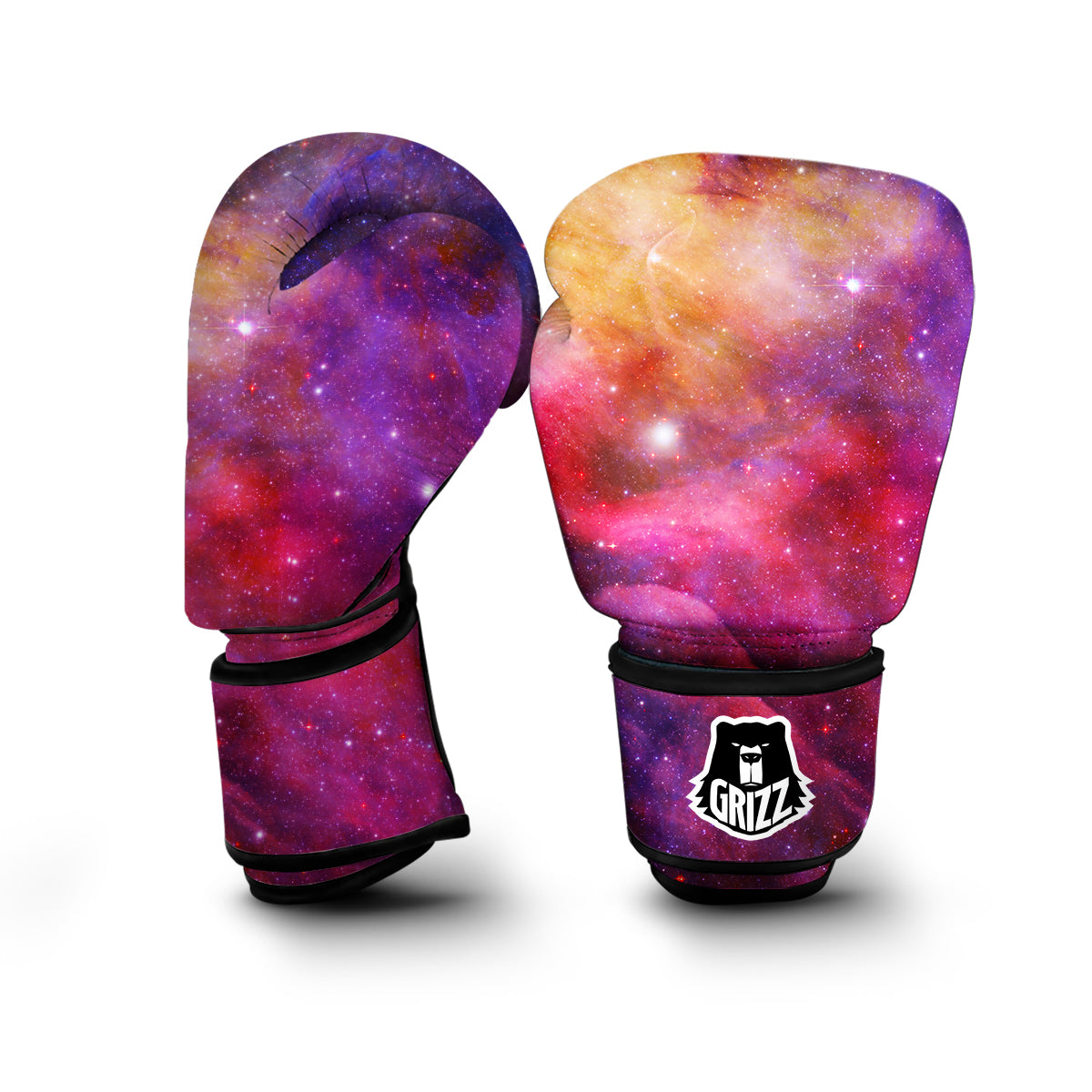 Galaxy Space Stardust Print Boxing Gloves-grizzshop