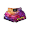 Galaxy Space Stardust Print Muay Thai Boxing Shorts-grizzshop